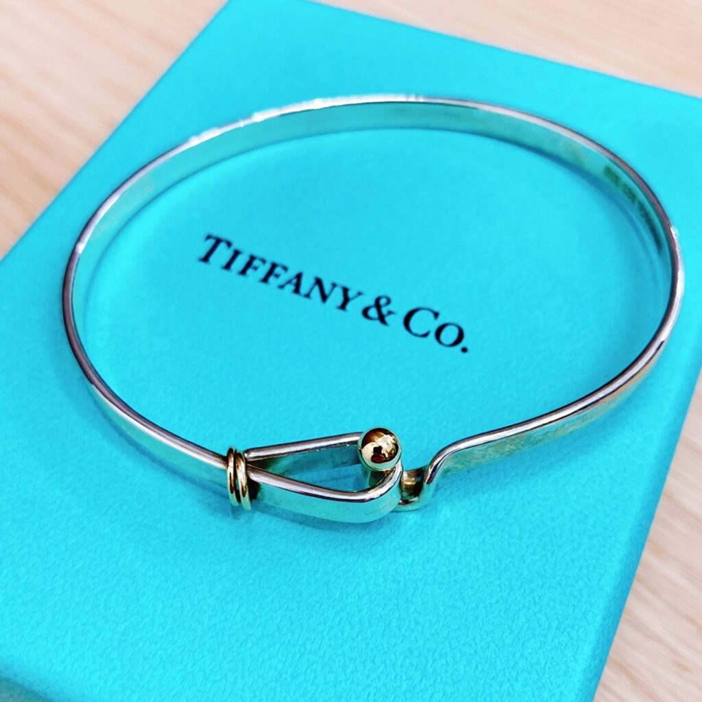 極美品】Tiffany \u0026 Co. 2点セット フック\u0026アイ バングル ...