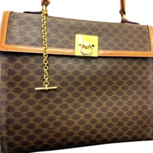 CELINE セリーヌ マカダム柄 ハンドバッグ