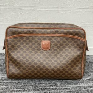 CELINE セリーヌ マカダム柄 クラッチバッグ