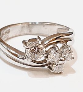 Pt900 リング 0.5ct ダイヤモンド