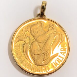 コアラ金貨200ドル(K22) + フレーム(K18)