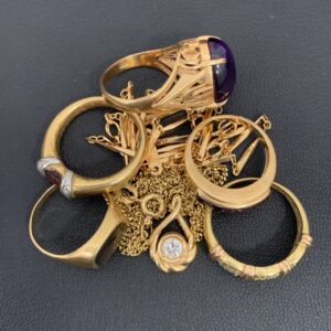 K18ネックレス2点 / K18リング5点