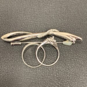 Pt900ブローチ / Pt900リング