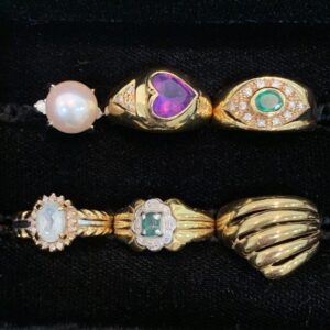 K18ジュエリー リング6点