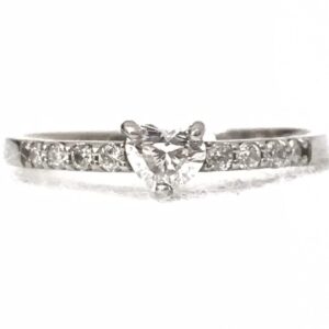 Pt900 ダイヤモンド0.44ct メレダイヤモンド0.37ct リング