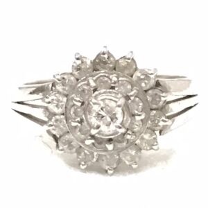 Pt900 メレダイヤモンド0.73ct リング