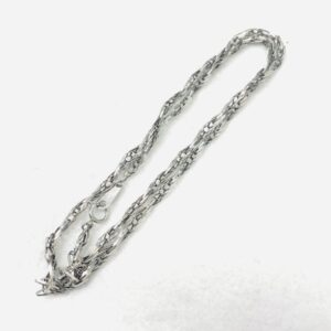 Pt850 スクリューネックレス