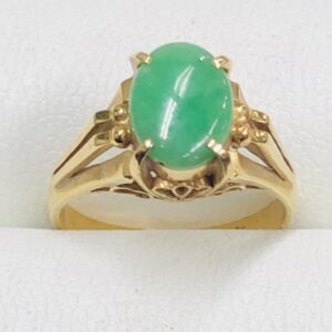 K18 翡翠 リング