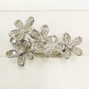 K18WG メレ0.41ct リング