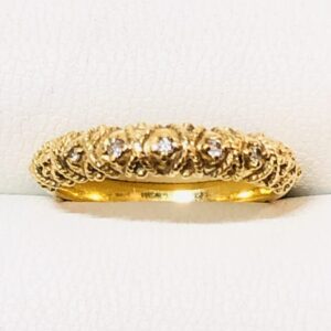 K18 メレダイヤ0.05ct リング