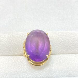 K18 リング アメジスト 19.73ct