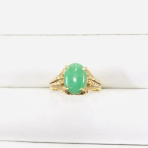 K18 ヒスイ4.0ct リング