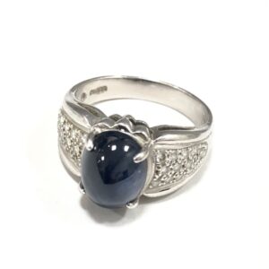 Pt900 サファイアリング