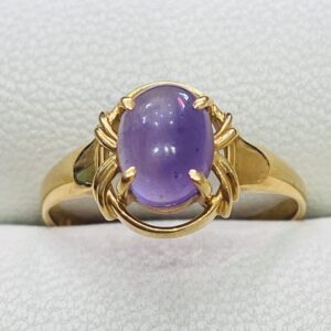 K18アメジストリング