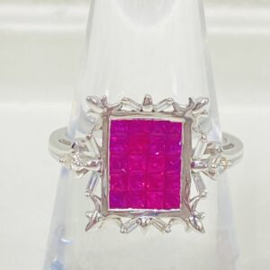 Pt900ルビーリング