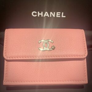 CHANEL　ラッキーフラワー　三つ折り財布　ミニウォレット