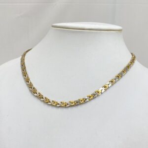 K24/Pt1000ハーフ ネックレス