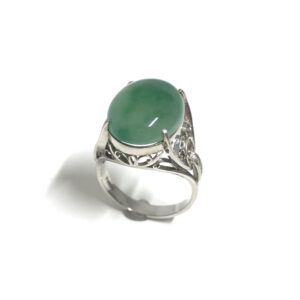 Pt900翡翠リング