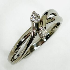 Pt900メレダイヤ0.2ct付リング