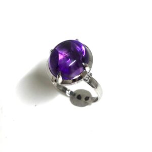 Pt850 11ctアメジストリング