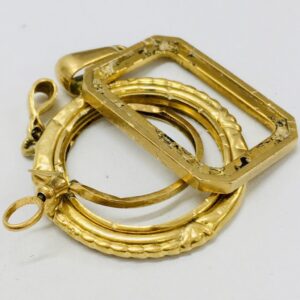 K18 金枠ジャンク アクセサリートップ おまとめ