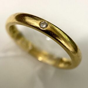 K18 リング 指輪 アクセサリー メレダイヤ ダイヤモンド 金 貴金属