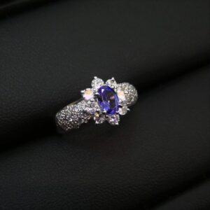 Pt900 タンザナイトリング