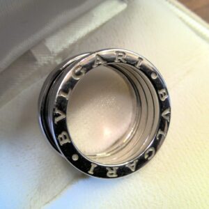 K18WG BVLGARI ブルガリ リング B-ZERO1