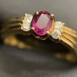 K18 ルビー リング