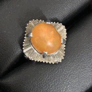 Pt900 リング オパール付き 4.91ct