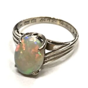 K14WG オパール リング
