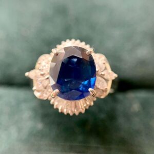 pt900 サファイヤリング