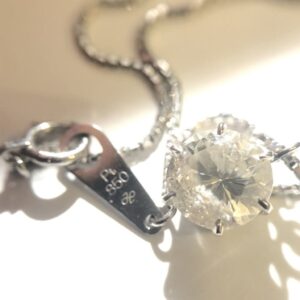 Pt850 ダイヤモンド 1.06ct  ネックレス