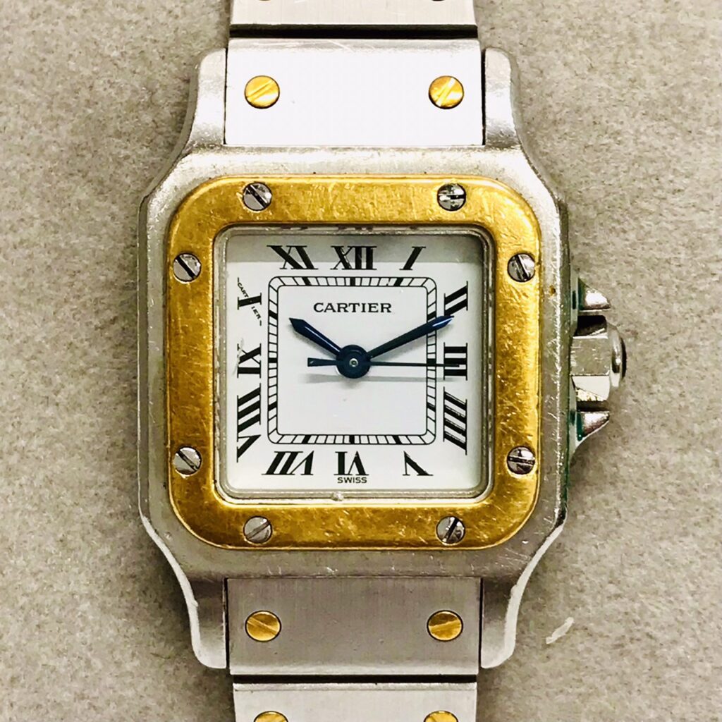 CARTIER カルティエ サントスガルベ SM 腕時計 W20012C4