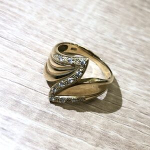 メレダイヤ 0.09ct K18 リング