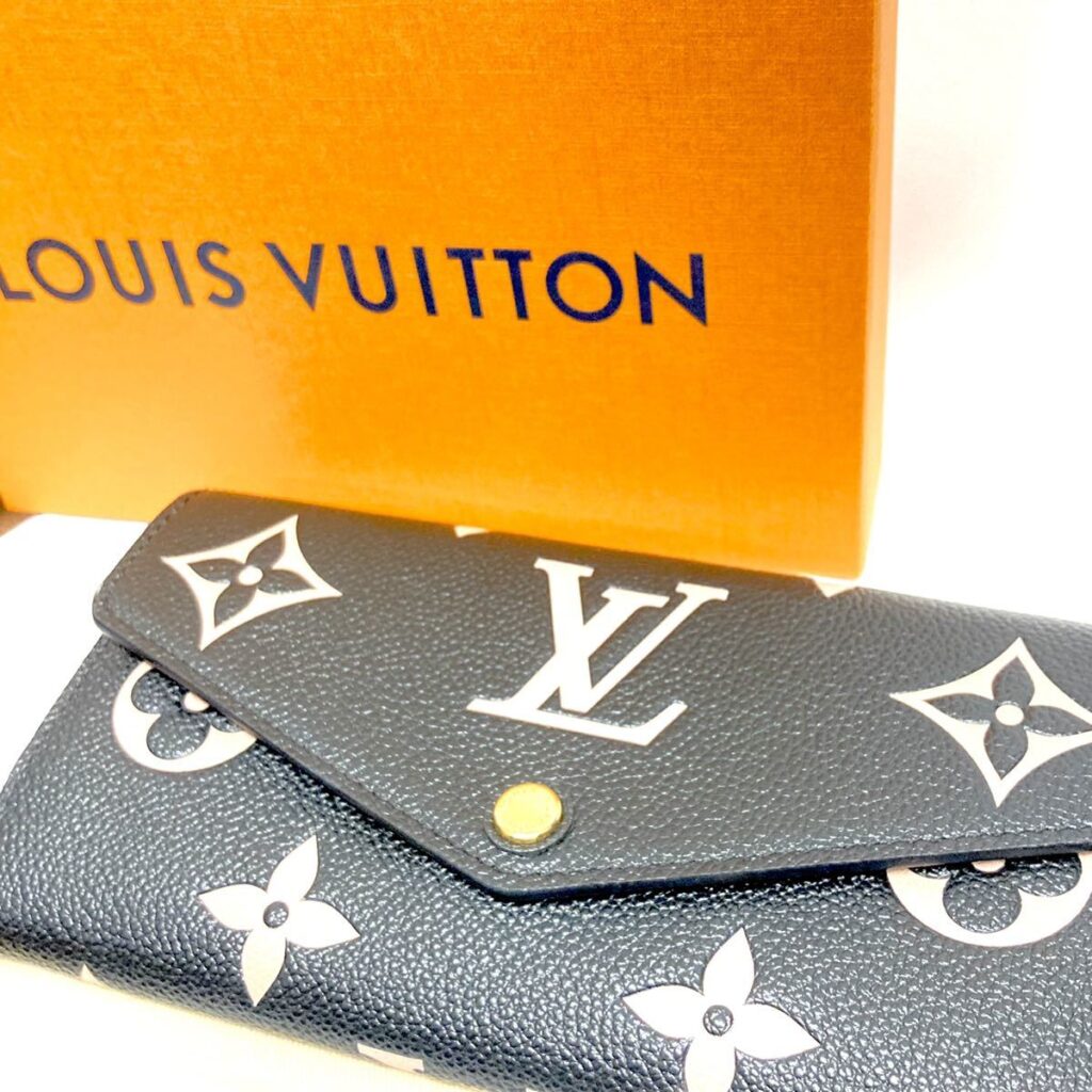 Louis Vuitton ポルトフォイユ サラ ブラックベージュ アンプラントの