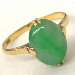 K18 翡翠 リング