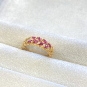 K18 リング ルビー0.63ct