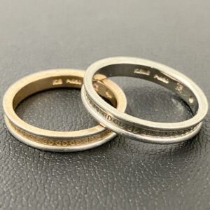 K18 Pt950リング / K18WG Pt950リング
