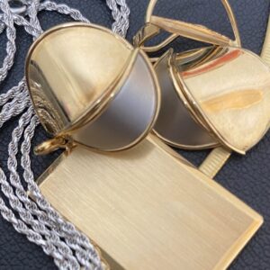 K18トップ / K18 Pt900イヤリング