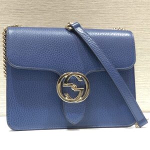 GUCCI インターロッキング チェーンショルダーバッグ