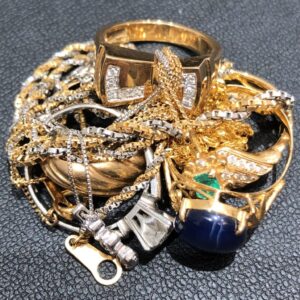 K18 / K18WG / Pt900 / 金ベースコンビ / リング ネックレス