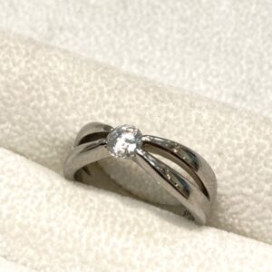 Pt900 リング ダイヤモンド 0.3ct