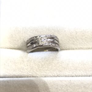 Pt900 リング メレダイヤモンド1.2ct