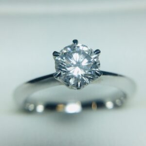 Pt900 0.692ct ダイヤモンドリング