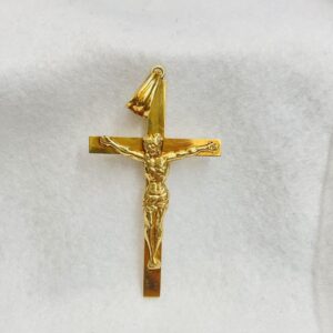 K18 18金 トップ ロザリオ 十字架 キリスト磔刑
