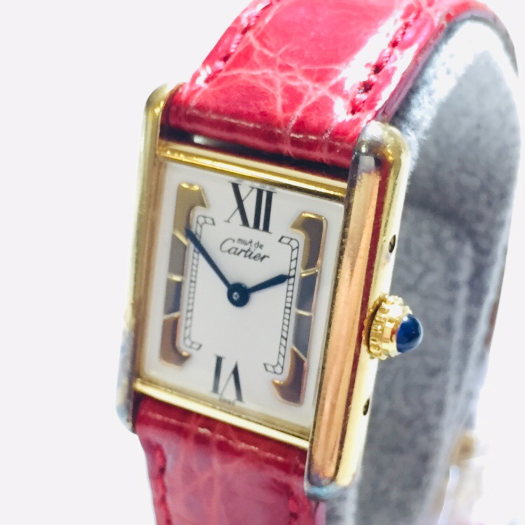 Cartier カルティエ マストタンク ヴェルメイユ 5057001 クォーツ 