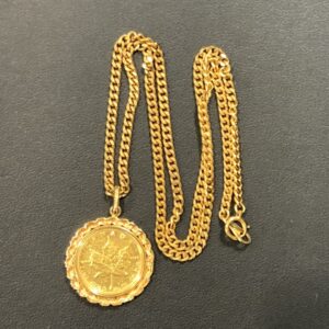 K24メイプルリーフ　ネックレス