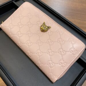 グッチ シマレザー リネアキャット 長財布