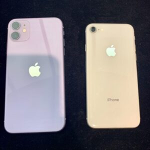 iPhone11 128GB　パープル　iPhone8　256GB　ゴールド